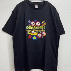 【新品】ビートルズ Beatles イエローサブマリン Yellow Submarine Tシャツ バンドTシャツ メタル ロック 映画 ムービー Tシャツ バンティー メンズ 半袖 おしゃれ かっこいい ブラック 珍しい