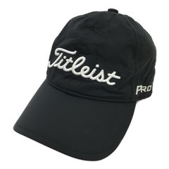 中古 タイトリスト Titleist レインキャップ 黒 ブラック シンプル 梅雨対策