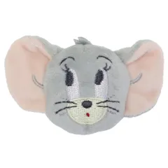 【メール便】トムとジェリー ぬいぐるみバッジ マスコットバッジ タフィー ワーナーブラザース ティーズファクトリー 安全ピン付き キャラクター グッズ 