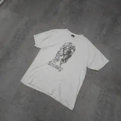 STUSSY(ステューシー) スカル プリント Tシャツ