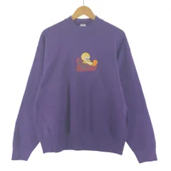 古着 90年代 ルーニーテューンズ LOONEY TUNES TWEETY トゥイーティー ハイネック キャラクタースウェットシャツ  トレーナー/eaa362063 - メルカリ