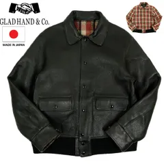 GLAD HAND グラッドハンド レザージャケット ディアスキン ライダース GLADHAND グラッドハンド ディアスキンレザージャケットLサイズ