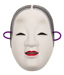 能面 神体 見附淳子作 能面袋付き 美品(I6)