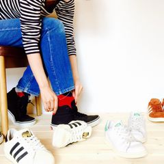 美品23converse×united arrows&SONSプロレザーC681 - メルカリ