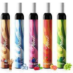 電子タバコ 使い捨て VAPE シーシャ 10000回使用可能 5風味セット 紙フィルター付き 爆煙 水蒸気タバコ 持ち運び ベイプ 禁煙グッズ ニコチン無し MEET
