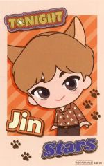 [중고]캐릭터 카드 진(BTS/방탄소년단) 오리지널 체키풍 카드 Dynamite [TinyTAN FUN PARK Collection in NAMCO] 노벨티 제1탄