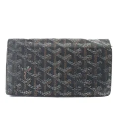 ゴヤール GOYARD 長財布 二つ折り ヘリンボーン PVC レザー 黒 ブラック /YO3のサムネイル