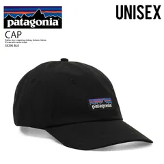 patagonia (パタゴニア) P-6 LABEL TRAD STRAPBACK CAP (ラベル トラッド ストラップバック キャップ) メンズ レディース 帽子 キャップ BLACK ブラック 黒 38296 BLK BLACKのサムネイル