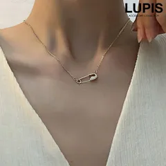 ✨ Silver925 ✨安全ピン　ネックレス　45センチ 両吊り 安全ピン ネックレス シルバー925 メンズ ユニセックス