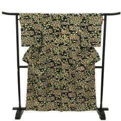 小紋/紺/未使用品/仕立上がり/適応身長156～163㎝/10781