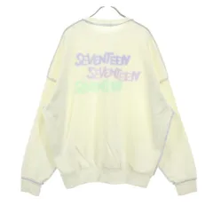 美品 SEVENTEEN セブンティーン 長袖 トレーナー L ホワイト K-POP レディース 古着