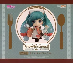 【中古】フィギュア ねんどろいど 雪ミク 冬のごちそうVer. 「キャラクター・ボーカル・シリーズ01 初音ミク」 SNOW MIKU 2024＆GOODSMILE ONLINE SHOP＆イベント限定