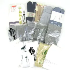 福助他 足袋 15点セット 未使用 2本指 ソックス 正装用など まとめて 大量 靴下 メンズ レディース Fukusuke etc. 【中古】