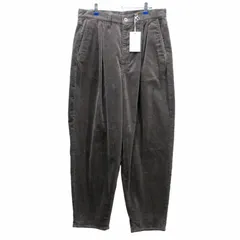 ダブレット doublet タグ付 24AW CORDUROY WIDE PANTS コーデュロイ ワイドパンツ オーバーサイズ ハイウエスト チャコールグレー M 0319のサムネイル