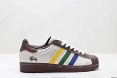 Adidas アディダス Originals オリジナルス Superstar スーパースター クローバー ロートップ クラシック ユニバーサル カジュアル スポーツ スケートボード シューズ。-MM輸入1