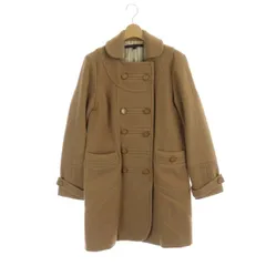 マークジェイコブス MARC JACOBS ダブルボタン コート ラウンドカラー アウター ロング 総裏地 6 ライトブラウン /CM ■OSのサムネイル