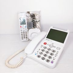 【中古品】シャープ 電話機 コードレス 子機1台付き 詐欺対策機能 JD-AT90〇YR-53700〇