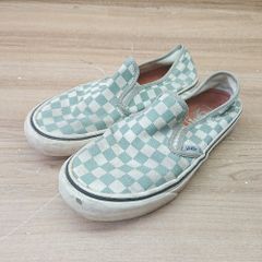 ◇ VANS ヴァンズ スリッポン サイズ25.0 ライトブルー系 メンズ E  【1406050099985】