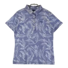 サイズ：L CALLAWAY キャロウェイ  半袖ポロシャツ 総柄 ネイビー系 [240101424100] ゴルフウェア レディース ストスト