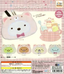 【中古】紙製品 ガチャ台紙 「すみっコぐらし ふわふわフェイスポーチ」