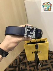【今日特価】FD F-Logo グレインレザーベルト