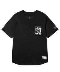 【新品】ハフ ゲームシャツ HUF H-STAR BASEBALL SHIRT Tシャツ 半袖 ブラック