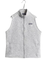 【お得なクーポン配布中!】 パタゴニア ベターセーター ベスト レディース XL / 17年製 フリース セーター 前開き フルジップ アウトドア ハイネック 大きいサイズ 灰