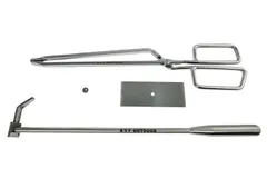 灰かき棒　スナップオン グリップ　限定カラー　ターコイズ　焚き火　キャンプギア 灰かき棒 スナップオン グリップ 限定カラー ターコイズ 焚き火