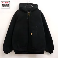 00s USA製 Carhartt BLK アクティブ ダック ジャケット メンズ 表記XLサイズ