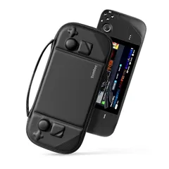 【新着商品】Steam Deck対応 tomtoc ハードケース スチームデック 薄型 キャリングケース ジョイスティック 全面保護 スリムデザイン 耐衝撃 2WAY 持ち運び 1