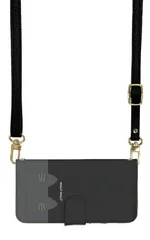 iPhone15Pro  ケース 手帳型 iPhone15 プロ スマホケース スマホショルダー レザー ストラップ 猫 ねこ ネコ かわいい おしゃれ 人気 調節可能 130cm  カラー08