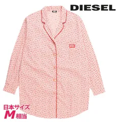 新品・未使用 ディーゼル DIESEL シャツワンピースパジャマ レディース ハート柄 オーバーサイズ 部屋着 ルームウエア UFTEE-EGERY