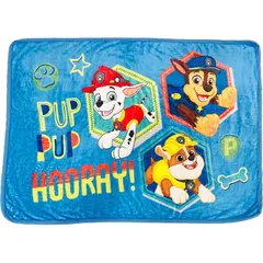 【特価商品】MORIPiLO モリシタ パウパトロール 膝掛け ブランケット 約70x100cm ハーフケット キャラクター グッズ マーシャル チェイス ラブル ネイビー