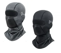 防寒 裏起毛 フェイスカバー 目出し帽 顔 マスク 顔全体 頭 暖かい アウトドア 自転車 バイク 釣り 登山 男性 女性 大人 フリーサイズ tec-kaowarm