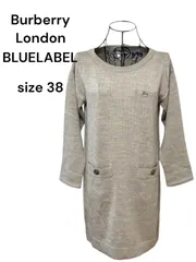 【美品】Burberry London BLUELABEL ベージュチュニック size38