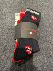 クロムハーツ ソックス セット レッド ブラック ホワイト マッティ