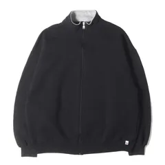 Russell ラッセル ジャケット ブラック 黒 サイズ:XXL | 90s 無地 立ち襟 スウェット フルジップ トラック ジャケット | メキシコ製 | 90年代 古着 ヴィンテージ | アウター ブルゾン 上着 【メンズ】【中古】