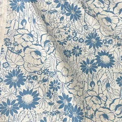 花柄/綿80%麻20％/YUWA/1.45m/Y-569