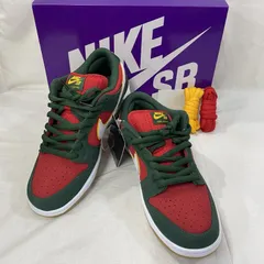NIKE SB ナイキエスビー スニーカー FZ1287-300 Nike SB Dunk Low PRM Seattle Supersonics/Fir and Fire Red US9.5/27.5cmのサムネイル