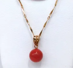 K18 カラーストーン ネックレス 約40cm 3.0g