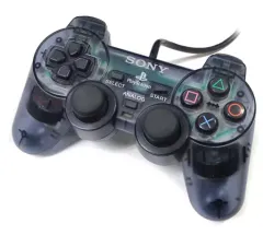 【中古】PS2ハード アナログコントローラ (DUAL SHOCK2) クリア・ブラック