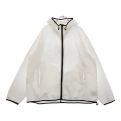 DSQUARED2 (ディースクエアード) 21SSS パンチング ジップアップ フーディー パーカー ジャケット ホワイト S74AM1164