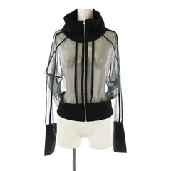 ファーファー furfur シアートラックブルゾン シースルー F 黒 ブラック /AT ■OS ■SH