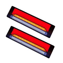 one+lifestyle LED テール ランプ 流れる ウインカー トレーラー トラック 軽トラ 汎用 12V 24V シーケンシャル（クリア）
