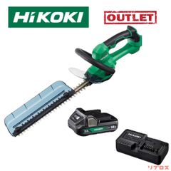 未使用 HiKOKI ハイコーキ 18V 充電式 ヘッジトリマー 刈り込み幅 350mm 切断径15mm バッテリー・充電器付き CH1835DA(BG) 日立 芝生バリカン 植木バリカン