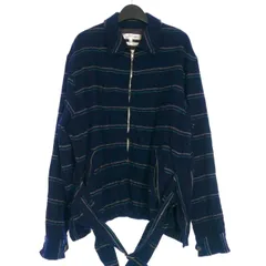 ジップアップブルゾン 青 S コムデギャルソンオム ジップアップブルゾン 青 S コムデギャルソンオム メンズ