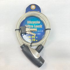 自転車 ワイヤー錠 Foglia（フォグリア）Ｔ-ＣＬＢＵ ワイヤーロッククリア