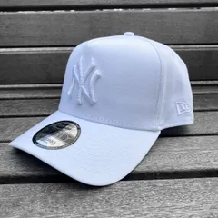 USA仕様 Newera ニューエラ MLB 9Forty Aフレーム NY Yankees ヤンキース キャップ トリプルホワイト (940-133)