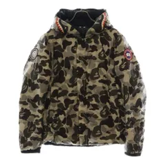 美品✨ カナダグース エイプ ダウンスカーフ ダウンマフラー カモフラ グリーン 美品✨ カナダグース エイプ ダウンスカーフ ダウンマフラー