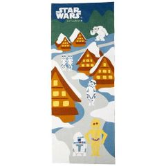 [신품 · 5 영업일에 발송] 마루 마카 STAR WARS 스타 워즈 눈 마을 수건 수 수건 수건 태피스트리 일본제 (2535031800) [입수 : 10]
